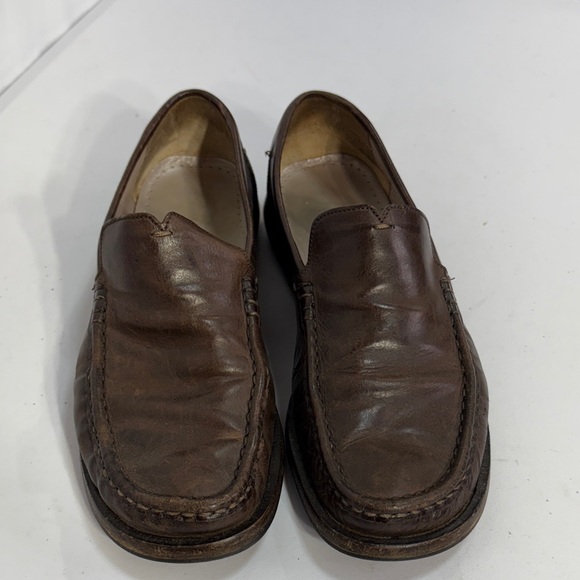 🦤 Cole Haan Rich Brown Leather Loafers - Picture 2 of 9